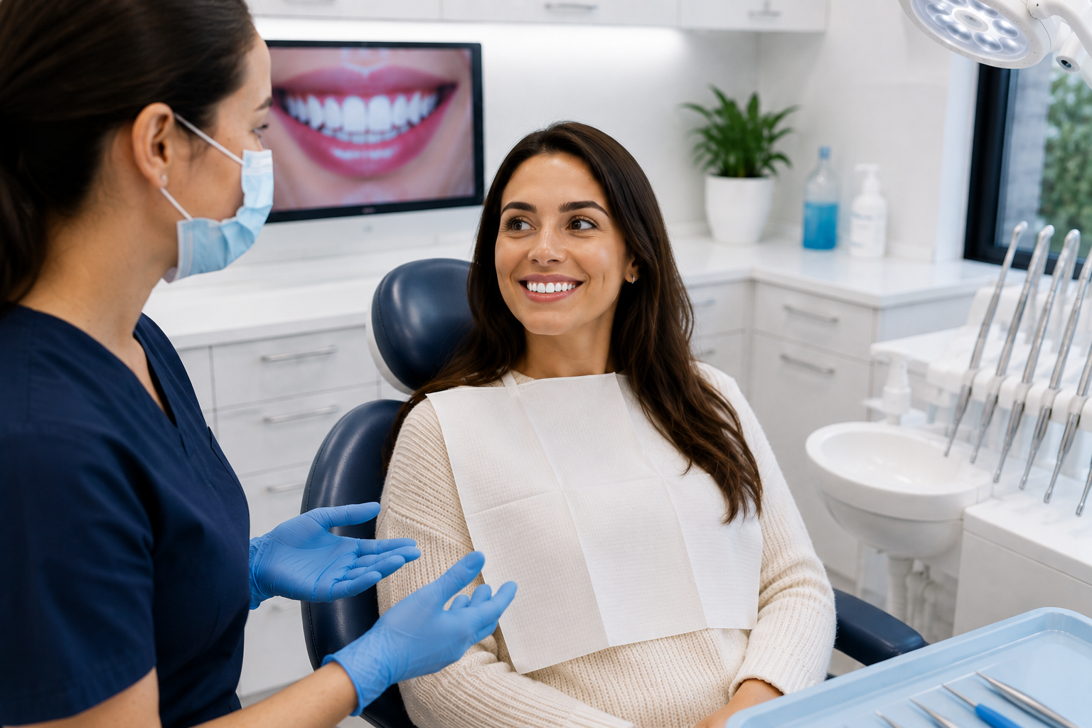 Professional Teeth Whitening services providing cosmetic treatment for stained teeth